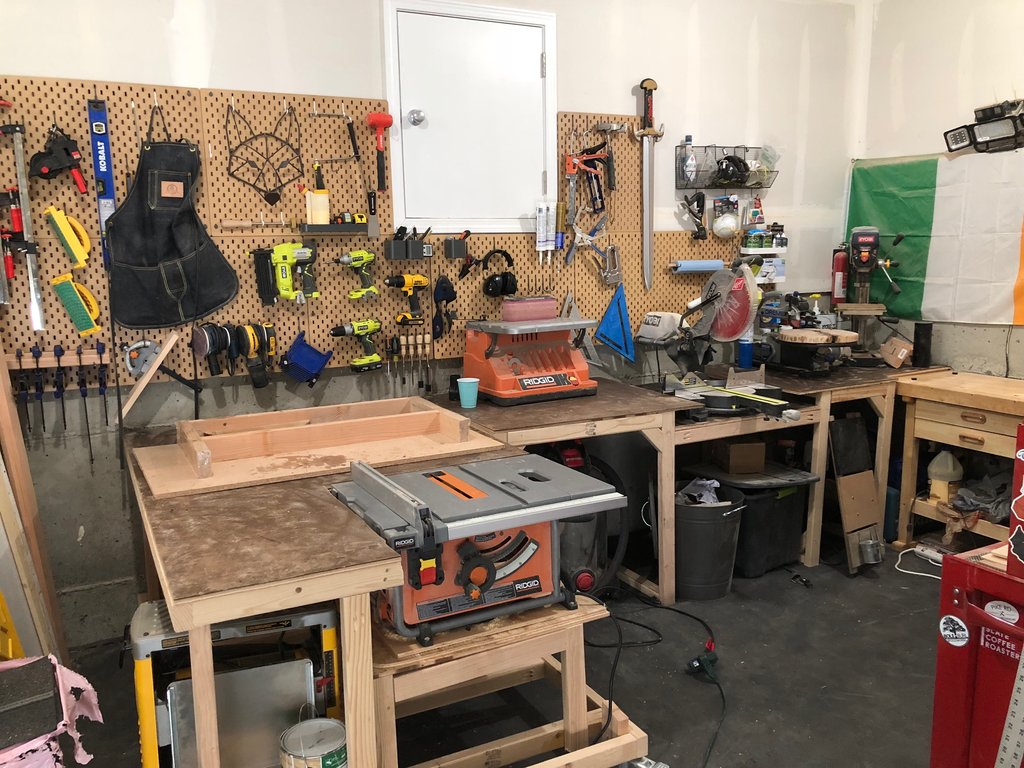 Woodworking shop space