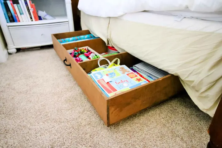 under bed project storage box