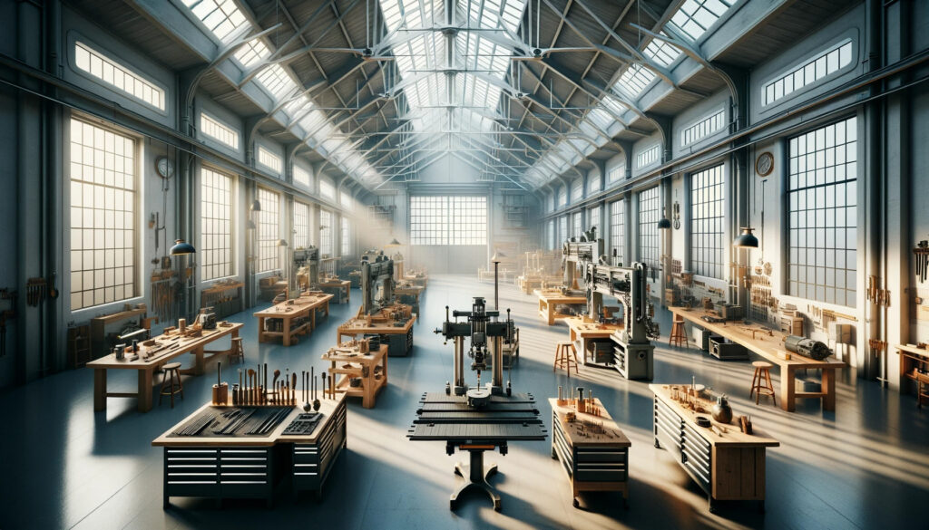 he Innovator's Workshop.' This workshop is a visionary's playground, with high ceilings that give it an airy
